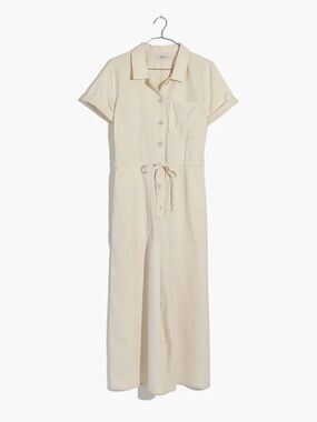 Madewell white casual jumpsuit
